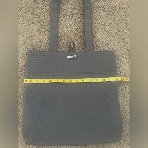 Vera Bradley Gray Quilted Tote Bag